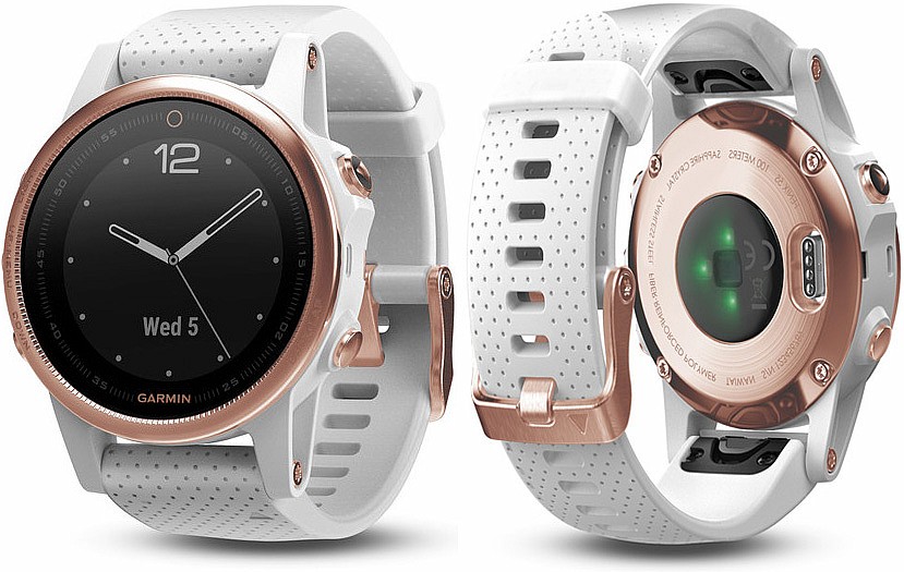 garmin fenix 5s white rose gold