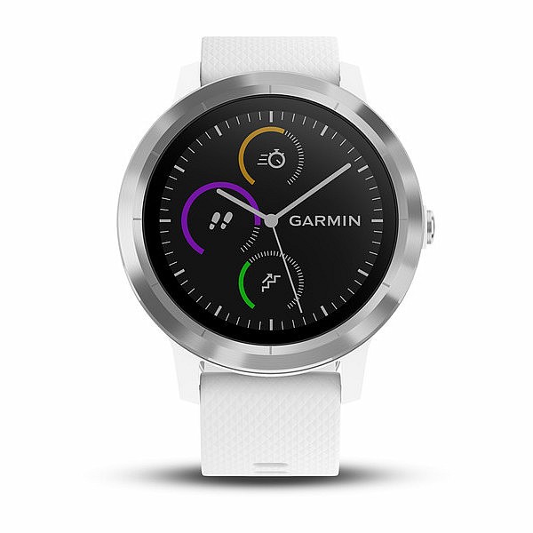 garmin vivoactive 3 white with silver