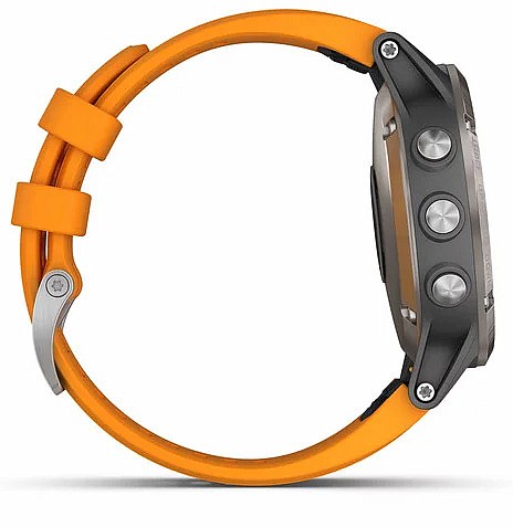 garmin fenix 5 plus titanium orange