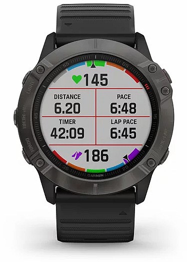 fenix 6x sapphire carbon gray
